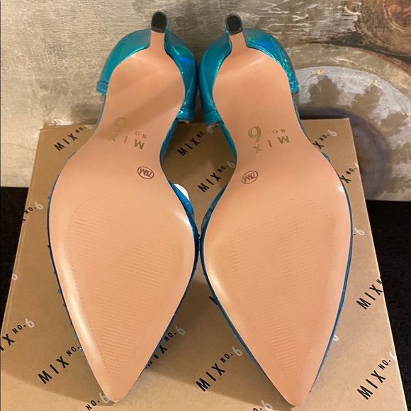 Mix No. 6 Snake Print Heels - Picture 9 of 12